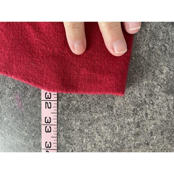 Soft Surroundings Sweater Womens Medium Red Holiday Full Zip Cozy Knit - Picture 9 of 10